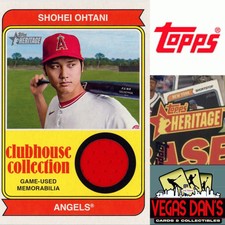 2023 Topps Heritage CLUBHOUSE COLLECTION RELIC Game-Used Memorabilia YOU CHOOSE