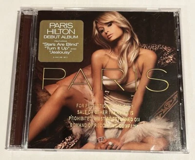 Paris Hilton - Paris RARE original promo issue CD w/ hype sticker '06 Foto 1 de 3