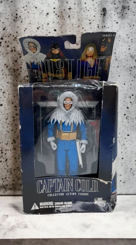 Justice League Series 8 Action Figure CAPTAIN COLD DC Direct 2008 SEALED Cover