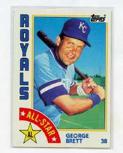 1984 TOPPS  ALL-STAR  # 399  GEORGE BRETT , ROYALS , A