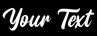 YOUR TEXT Vinyl Decal Sticker Car Window Bumper CUSTOM Personalized Lettering - Image 1 of 4