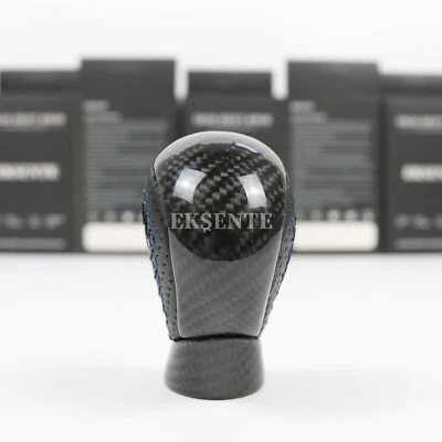 Pomo de cambio de marchas de fibra de carbono real negro para Lexus RC F 2014-2021 GS F 2012-2018 Foto 1 de 4