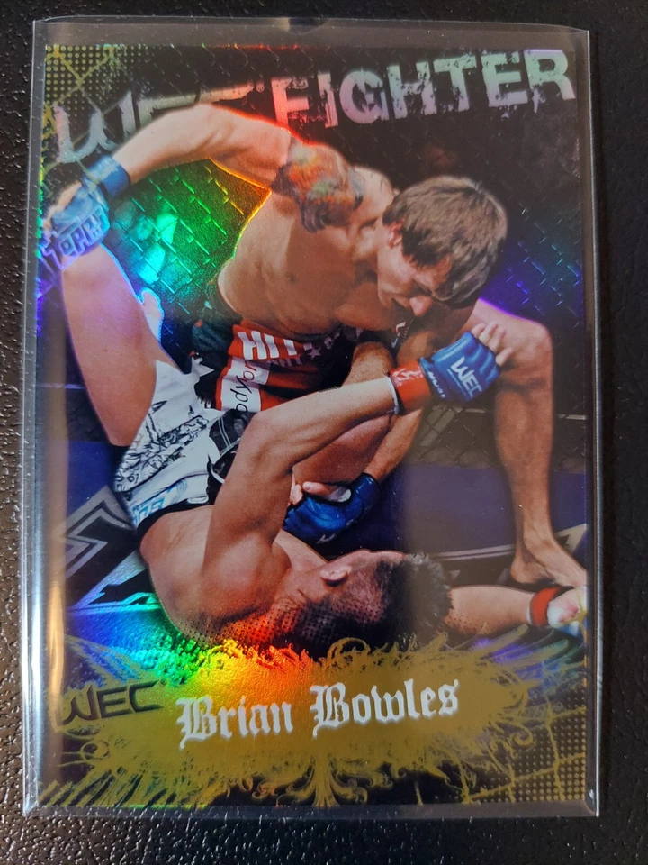 Brian Bowles #142 2010 UFC Main Event Thick Gold Parallel - Image 1 of 2