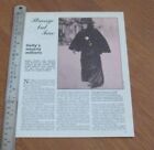 OUT OF THIS WORLD Henrietta HETTY Green original ONE page PHOTO + article