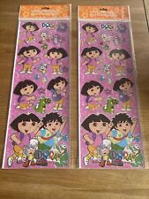 2 x Sticker Bogen Dora Partypack Craft Fun