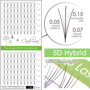 [VIP Exclusive Price] 5D Hybrid Premade Fan Flat Lash Volume Eyelash Extension