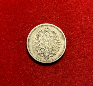 Germany 1875 B 10 Pfennig Copper-Nickel Coin KM#4 T4271 - Picture 1 of 2