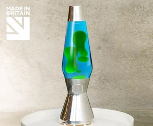 Mathmos Astro Lava Lamp - silver - blue/green - Picture 1 of 3