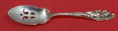 Love Disarmed by Reed and Barton Sterling Silver Olive Spoon Pierced Custom 6" Cover