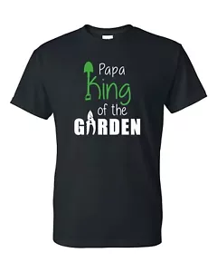 Camisa Papa Rey del Jardín, Camisa de Jardinería para Papá, Camisa de Jardinería Papá - Imagen 1 de 1
