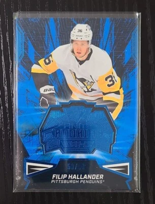 2022-23 SPx Finite Rookies Platinum Filip Hallander 50/99 - Image 1 of 3