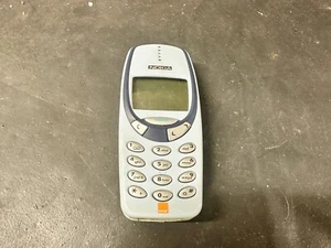 VINTAGE RETRO NOKIA TELEFON KOMÓRKOWY 3310 POMARAŃCZOWA SIEĆ - Zdjęcie 1 z 6