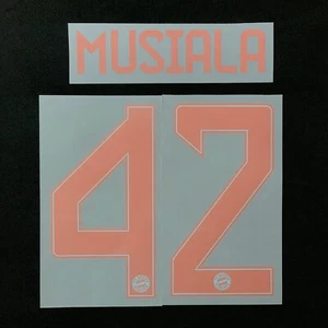 OFFICIAL MUSIALA #42 FC Bayern Away 2024-25 PRINT - Picture 1 of 6
