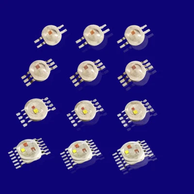 10pcs RGBW (RGB+W+Y+UV) 6W,9W,12W,15W,21W LED Lamp Emitter Diodes For Stage Ligh - Image 1 of 4