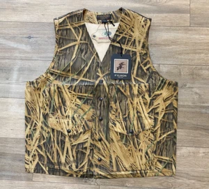 Filson Mossy Oak Resistente Sarga Crucero Hombres L Sombra Hierba Camuflaje Campo Chaleco Chaqueta - Imagen 1 de 9