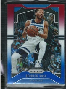 2019-20 Prizm Basketball #237 Derrick Rose RED WHITE BLUE PRIZM - Picture 1 of 2