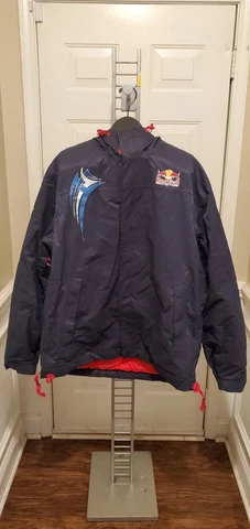 Red Bull Racing Team Full Zip Hood Nascar F1 Champs XL Men Puma Tribal Jacket Cover