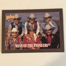 Sons Of The Pioneers Trading Card Branson On Stage Vintage 1992 #21