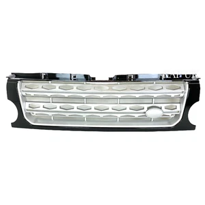 Rejilla delantera estilo Discovery 4 para Land Rover Discovery 3 malla negra plateada - Imagen 1 de 14