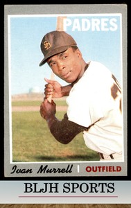 1970 Topps #179 Ivan Murrell San Diego Padres (B)