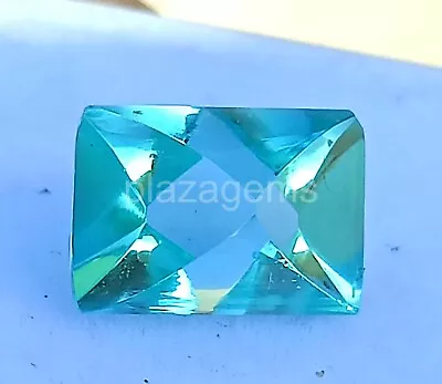 Lab Grown 4.2CT Certified Greenish Diamond Raw Colorless CVD Loose  5JRQ - Image 1 of 4