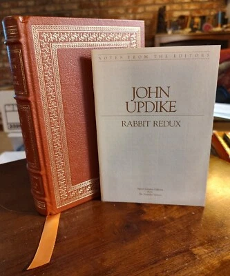 Rabbit Redux, Signed by John Updike, 1981 Ltd. Ed. Franklin Library, "Beautiful" - Image 1 of 4