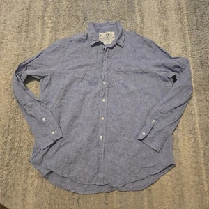 Frank & Eileen Blue Button Down Size Medium - Picture 1 of 8