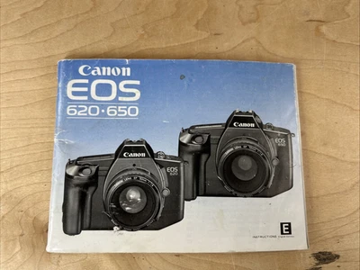 Canon EOS 620-650 Instruction Manual   (35 mm Camera) - Image 1 of 4
