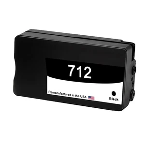 Cartouche d'encre compatible pour HP 712 Noir-USA - Photo 1/2