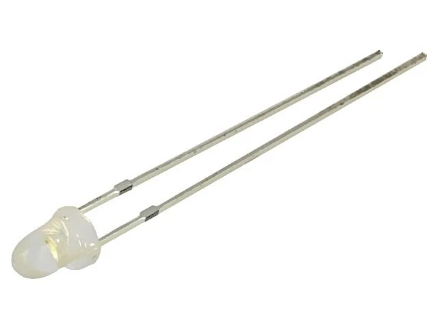 5X OSM57L3211A-78 LED bianco caldo 3 mm 60000-70000mcd 15° anteriore:... - Immagine 1 di 1