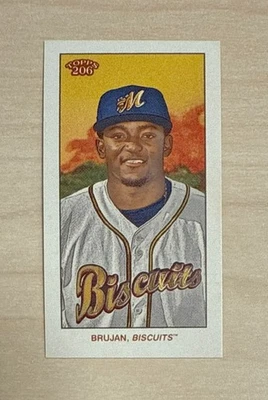 VIDAL BRUJAN - 2020 Topps 206 - Wave 3 [Base] - #16 - MONTGOMERY BISCUITS - Image 1 of 2