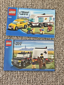 Lego CITY 2 X  Instruction Booklets - 7635 and 4435
