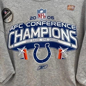 Vintage Indianapolis Colts T-Shirt Herren Large Fußball Vintage Y2K Reebok Deadstock - Bild 1 von 9