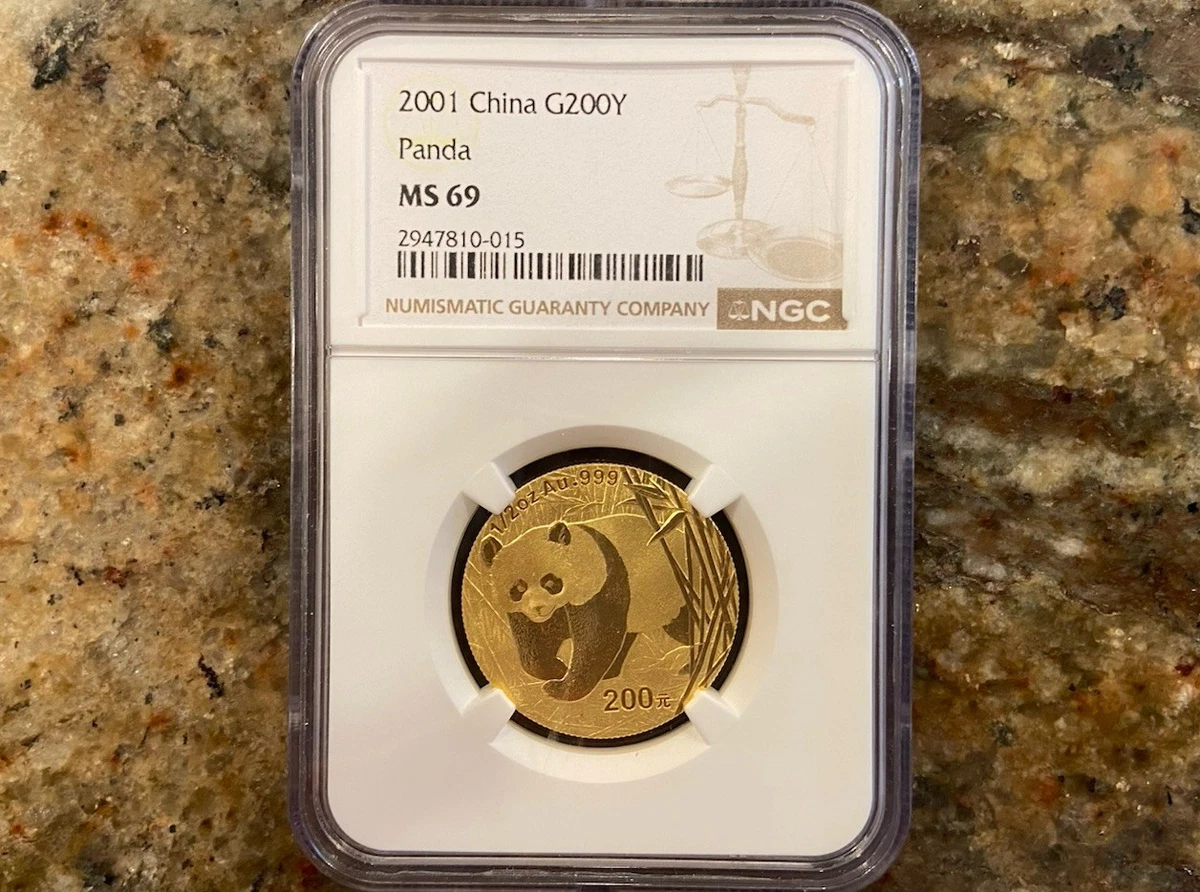 2001年中国熊猫金币| eBay