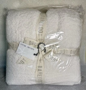 BAREFOOT DREAMS CozyChic Blanket - Cream - 54x72 - Picture 1 of 3