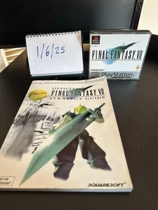 Brady Games Official Final Fantasy 7 Guide + PlayStation 1 Final Fantasy 7 Game! - Picture 1 of 11