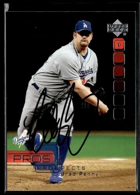 Brad Penny 2005 Upper Deck Pros & Prospects em pessoa automático? Los Angeles #38 - Imagem 1 de 2