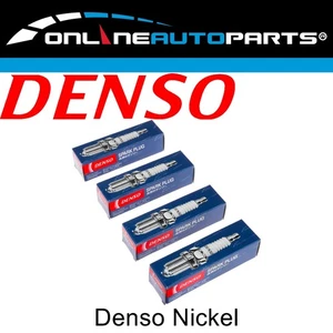 4 Denso Nickel Spark Plugs for Mitsubishi Triton MF 4 cyl 2.6L 4G54 1988~1989 - Picture 1 of 1
