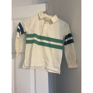 Crewcuts Rugby Shirt Long Sleeve Striped Casual Top Kids Size XS - Picture 1 of 2