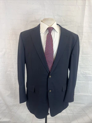 BROOKS COOL Brooks Brothers Men's Dark Navy Blue Suit 48R 36X28 $1,095 - Image 1 of 4