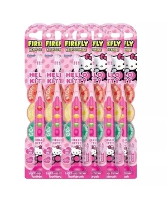 6x Hello Kitty Ready Go Light-up Timer Kids Electric Toothbrush For Girls SOFT - Image 1 of 3