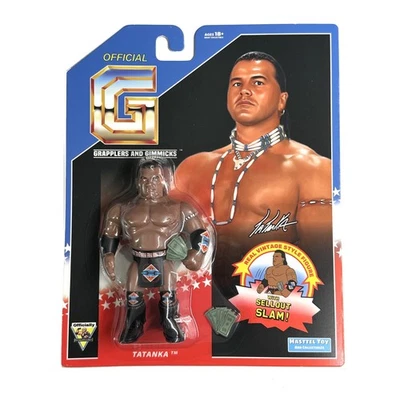 WWF/WWE Hasbro Style TATANKA (BLACK GEAR) Grapplers & Gimmicks HASTTEL 2025 - Bild 1 von 4