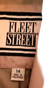 Fleet Street komplett gefütterter Midi-Trenchcoat mit Gürtel 14 Polyester - Bild 1 von 3