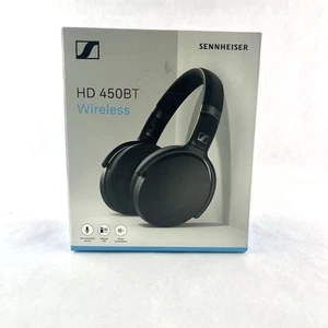 Sennheiser HD 450BT Wireless Headphones Black Noise Canceling New Open Box - Zdjęcie 1 z 6