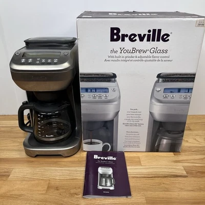 Breville Grind Control 12 Cup BDC550XL Coffee Maker Stainless Steel - WORKS READ - Image 1 of 4