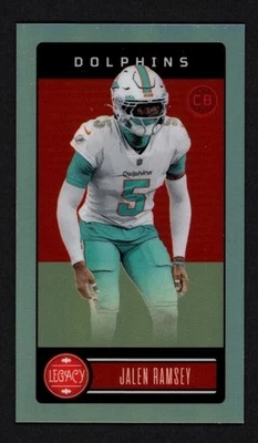 2023 Panini Legacy Jalen Ramsey Silver Mini Card No. 62 - Image 1 of 3