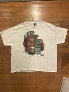 T-shirt grafica Shaquille O'Neal Shaq 4XL bianca basket money stack maglietta - Foto 1 di 4