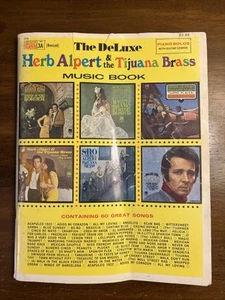 The DeLuxe Herb Alpert & Tijuana Brass Music Book Piano Solos With Guitar Chords - Picture 1 of 22