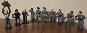 10 statuine militari in ghisa dipinte a mano 3" soldatini in piombo - Foto 1 di 11