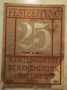 Leipzig - Festzeitung - Chemische Gesellschaft Leipzig - 1911 / Studentika - Picture 1 of 10